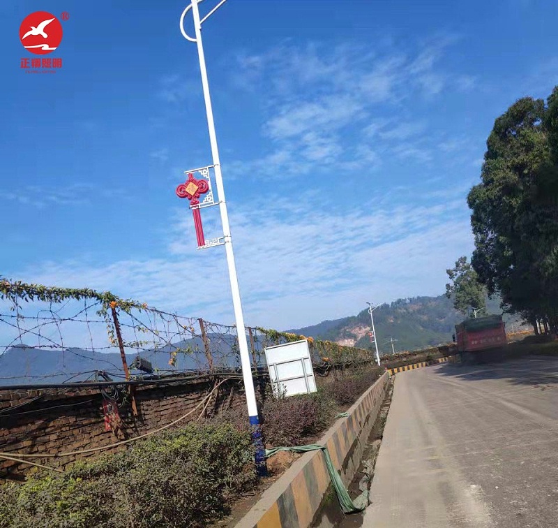 惠州市河南岸下馬莊中國結(jié)太陽能路燈